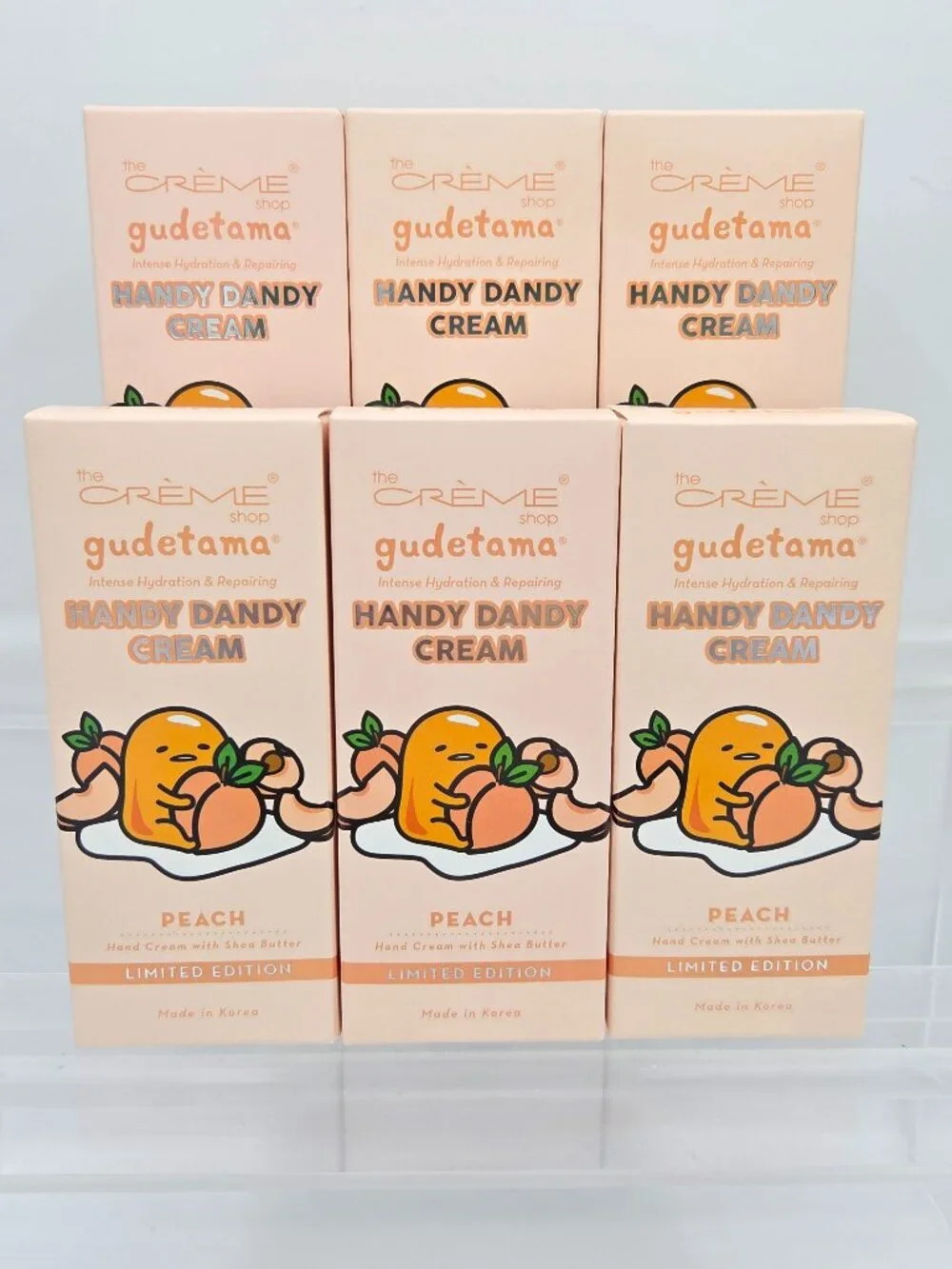 The Creme Shop Gudetama Handy Dandy Cream, Peach
